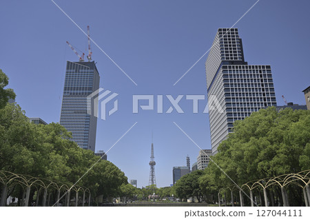 久屋大通公園，高聳的未來塔（原名古屋電視塔） 127044111