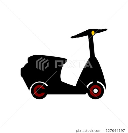 Scooter icon on white background. Vector illustration. 127044197