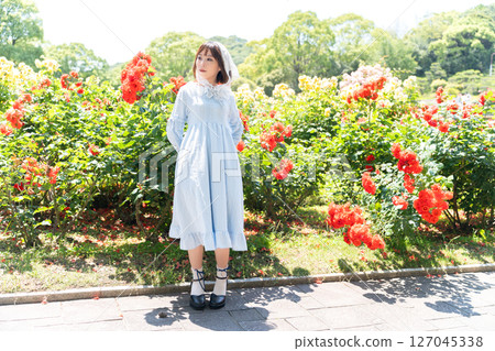 Classical Lolita fashion woman 127045338