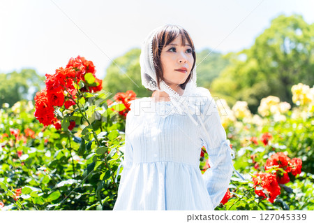 Classical Lolita fashion woman Classical Lolita fashion woman 127045339