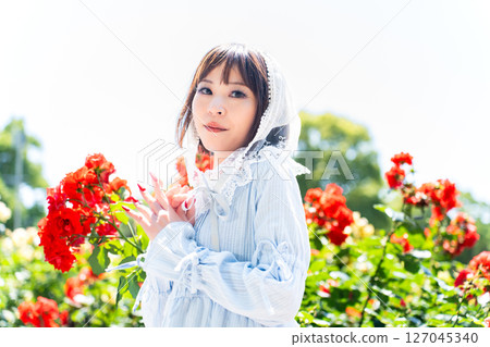 Classical Lolita fashion woman 127045340