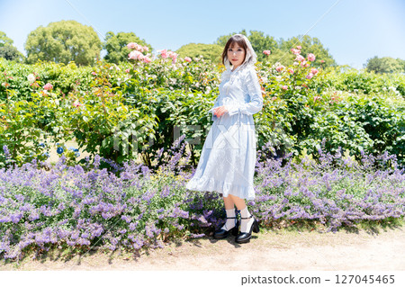 Classical Lolita fashion woman 127045465