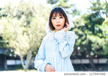 古典洛麗塔時尚女人 古典洛麗塔時尚女人 127045480