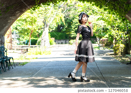 Gothic Lolita fashion women Gothic Lolita fashion women 127046058