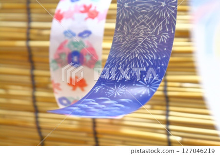 "Summer Image" A seasonal feature of summer in Japan 127046219