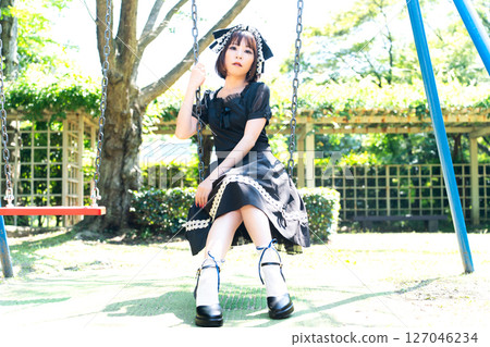 Gothic Lolita fashion women Gothic Lolita fashion women 127046234