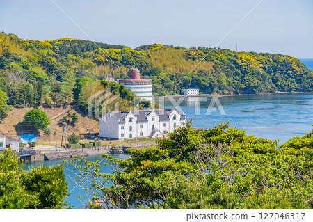 (Nagasaki Prefecture) The Dutch Trading Post at Hirado, standing on the seashore (Nagasaki Prefecture) The Dutch Trading Post at Hirado, standing on the seashore 127046317