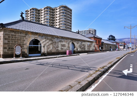 Scenery around the former Otaru warehouse 127046346