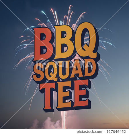 Fireworks & BBQ Parties captured as realistic photography showing families laughing around a barbecue with colorful fireworks in the twilight sky Fireworks & BBQ Parties captured as realistic photography showing families laughing around a barbecue with colorful fireworks in the twilight sky 127046452