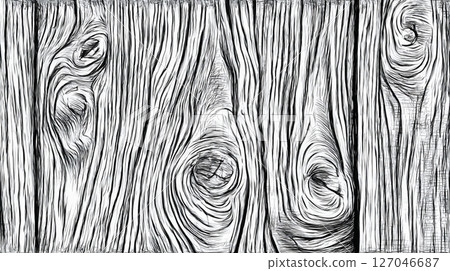 Monochrome old wood plank texture background 127046687