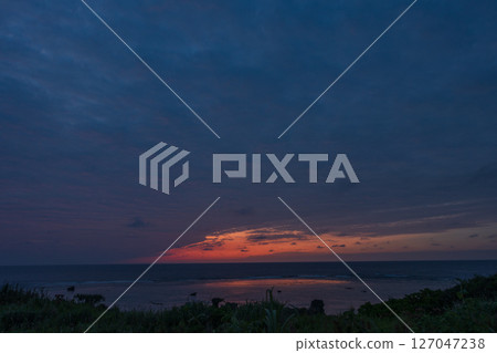 日本鹿兒島縣德之島美麗的星空 127047238