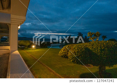 Beautiful starry sky of Tokunoshima Island in Kagoshima Prefecture, Japan 127047241