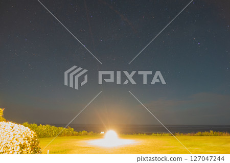 日本鹿兒島縣德之島美麗的星空 日本鹿兒島縣德之島美麗的星空 127047244