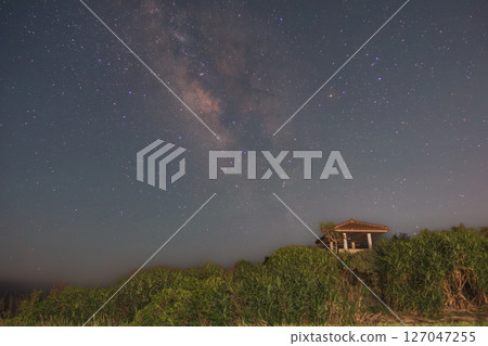 日本鹿兒島縣德之島美麗的星空 日本鹿兒島縣德之島美麗的星空 127047255
