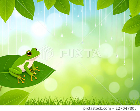 雨，雨季，樹蛙，青蛙 127047803
