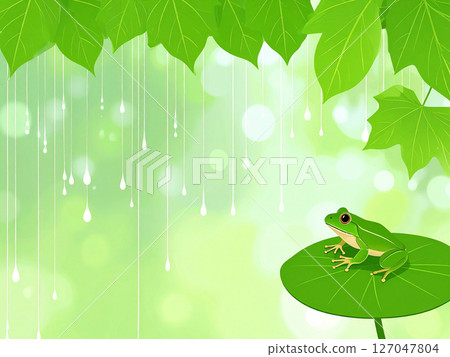 雨，雨季，樹蛙，青蛙 127047804