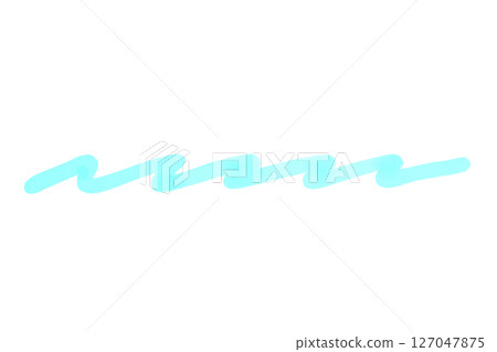 Simple handwritten underline vector illustration Simple handwritten underline vector illustration 127047875