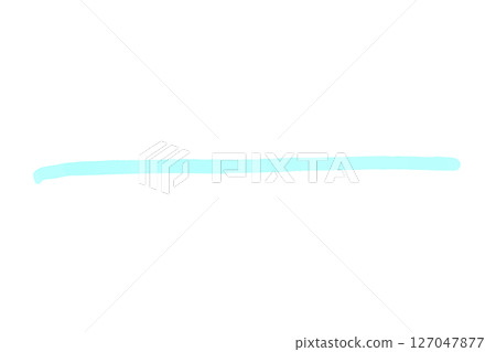 簡單的手寫下劃線向量插圖 127047877