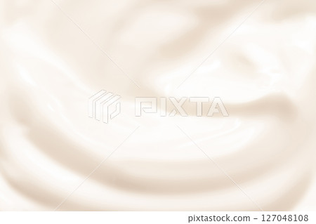 Cream/Creamy background material 127048108
