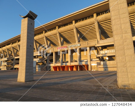 nissan stadium sunset nissan stadium sunset 127048434