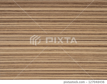 Natural Zebrano veneer showcases rich brown hues with distinctive dark streaks, adding a touch of organic elegance 127048436