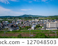 Residential area seen from the suburbs (Kawaguchi, Nagaoka City) 127048503