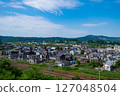 Residential area seen from the suburbs (Kawaguchi, Nagaoka City) 127048504