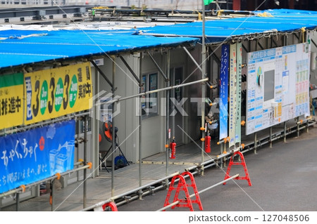 建築工地休息區的圖片 建築工地休息區的圖片 127048506