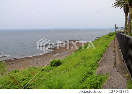 多雲的天空，日南海岸，大海，Oni no Sentakuita 127048885