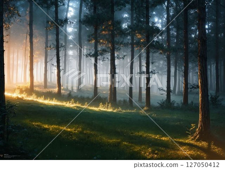 朦朧的森林 127050412