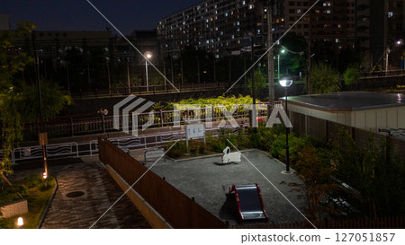 無人的夜晚公園 無人的夜晚公園 127051857