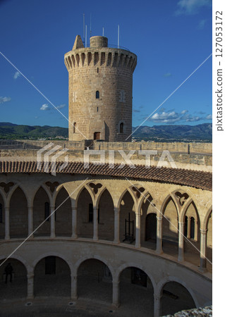 Beautiful cityscape on the island of Mallorca near Barcelona, Spain 127053172