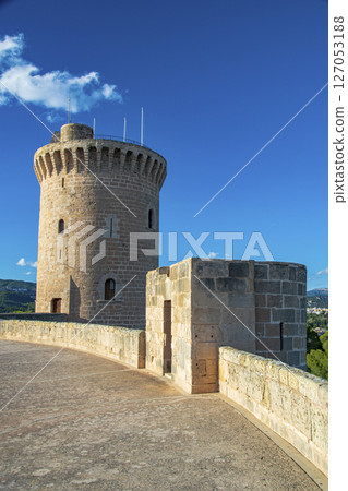 Beautiful cityscape on the island of Mallorca near Barcelona, Spain 127053188