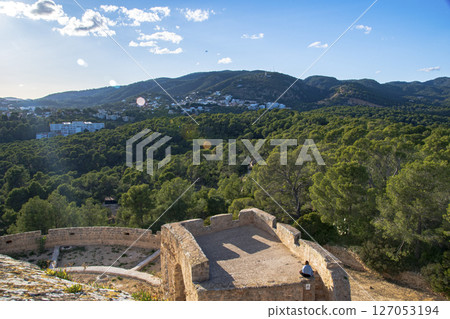 Beautiful cityscape on the island of Mallorca near Barcelona, Spain 127053194