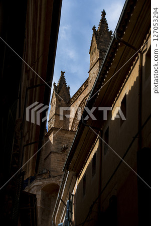 西班牙巴塞隆納附近的馬略卡島風景 127053294