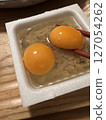 Cracking the eggs - Twin eggs 127054262