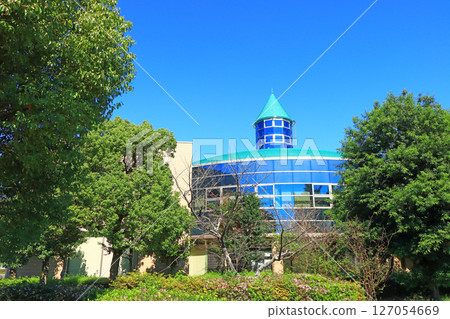 愛知縣愛西市、愛西市中央圖書館風景 127054669