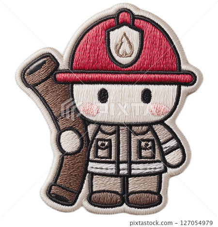 消防員刺繡補丁 127054979