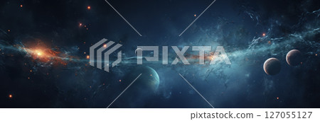 Horizontal view of the planet Horizontal view of the planet 127055127
