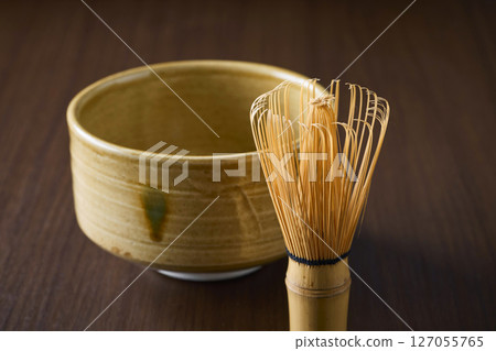 抹茶碗和糙米 127055765