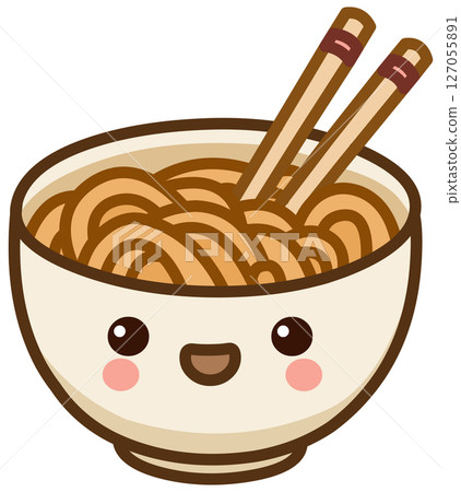Noodle Bowl Kawaii 127055891
