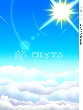 Sky and sea of clouds Sky and sea of clouds 127055993