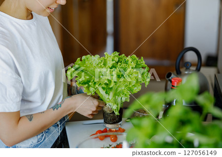 Preparing Fresh and Delicious Ingredients for a Nutritious and Healthy Meal Option Preparing Fresh and Delicious Ingredients for a Nutritious and Healthy Meal Option 127056149