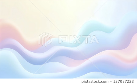 Wavy Lines Abstract Background In Pastel Shades - Stock Illustration ...