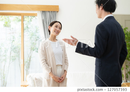 Newly built house, detached house Newly built house, detached house 127057393