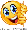 Peeking Emoticon 127057402