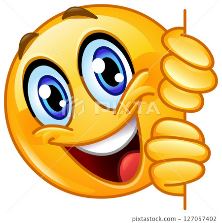 Peeking Emoticon Peeking Emoticon 127057402