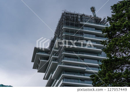 Construction of a business building in Batumi, Georgia 127057449