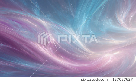 Swirling cosmic colors create a mesmerizing abstract landscape of purple and blue hues with ethereal light in a tranquil space environment Swirling cosmic colors create a mesmerizing abstract landscape of purple and blue hues with ethereal light in a tranquil space environment 127057627