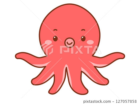 One octopus_with outline One octopus_with outline 127057858